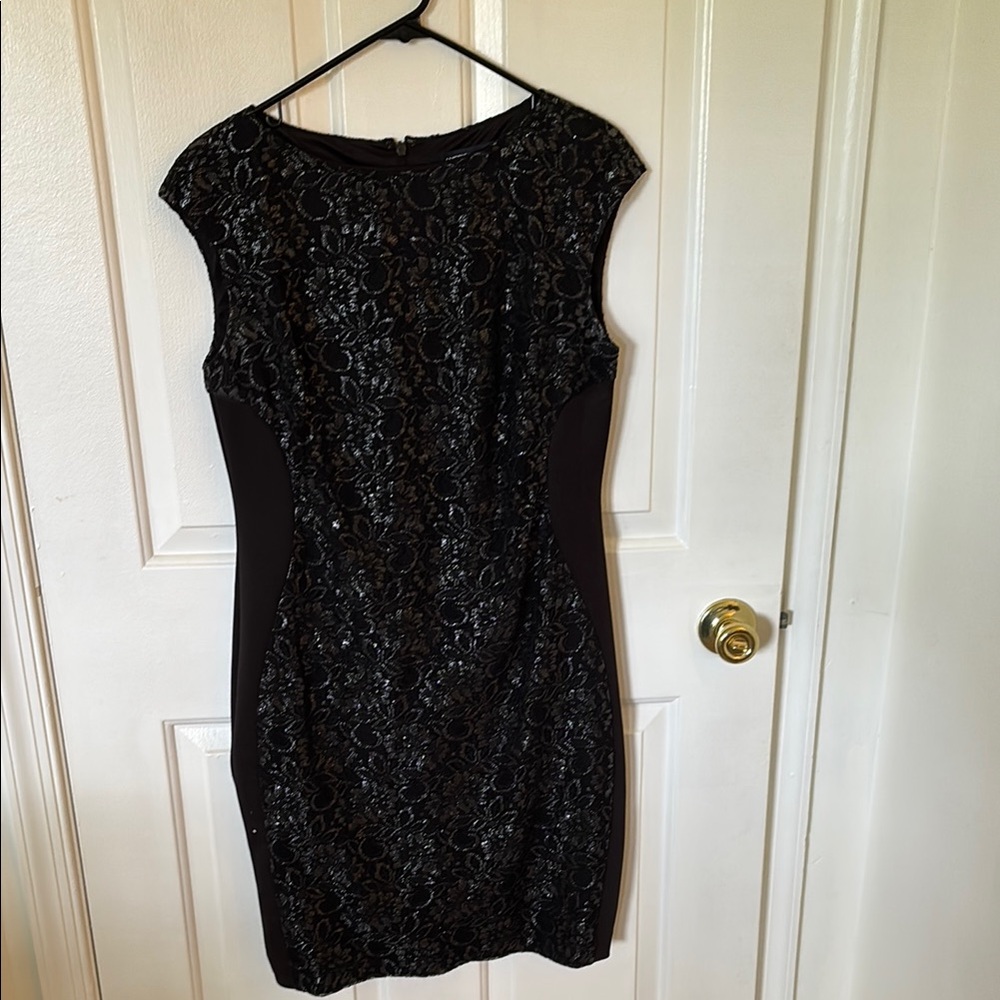Elegant Black Lace Dress